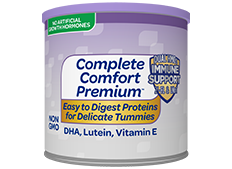 Store Brand Complete Comfort Premium<™ formula tub.