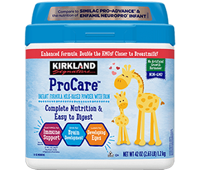 Kirkland Signature™ ProCare Non-GMO Infant Formula