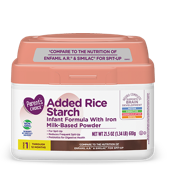 Added Rice Starch Formula at Walmart